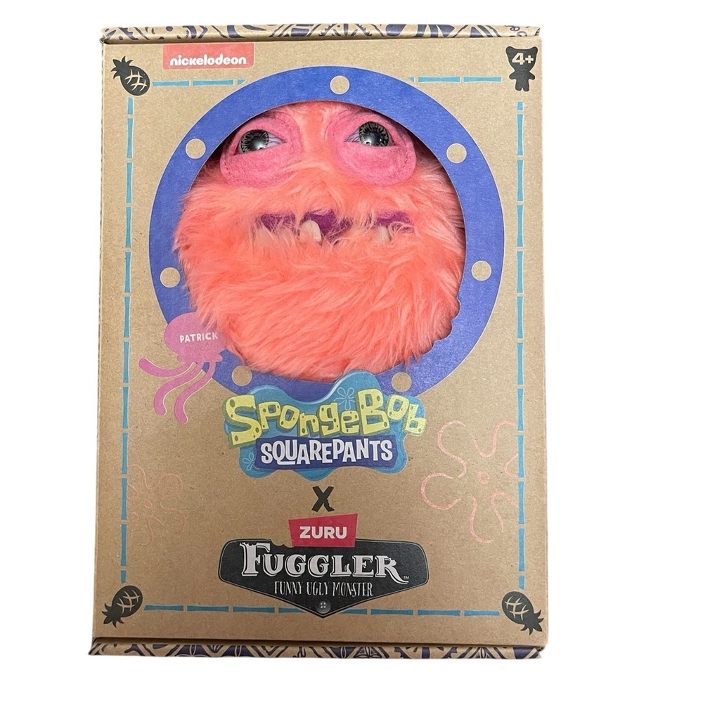 Fuggler Zuru Nickelodeon Patrick from SnongeBob SquarePants Ugly Monster Plush